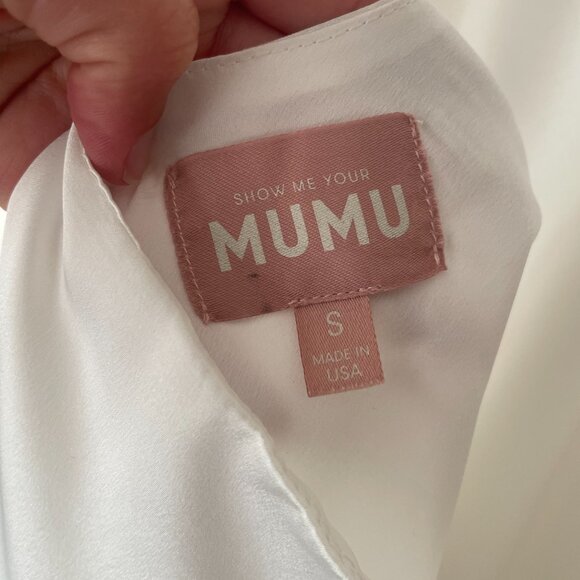 Show Me Your MuMu White Backless Halter Mini Dress - Picture 8 of 8